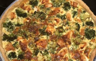 tarte brocoli moutarde chèvre