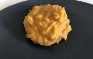 purée de patate douce au citron vert