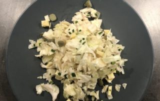 salade de chou blanc au comté