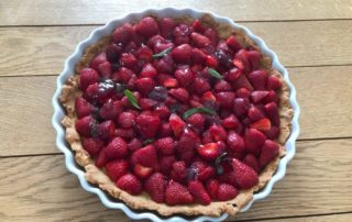 tarte-aux fraises-amandes
