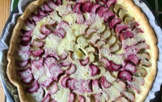 tarte à la rhubarbe