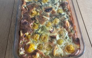 clafoutis courgettes tomates